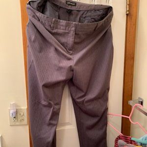 Gray Striped Houston Trousers